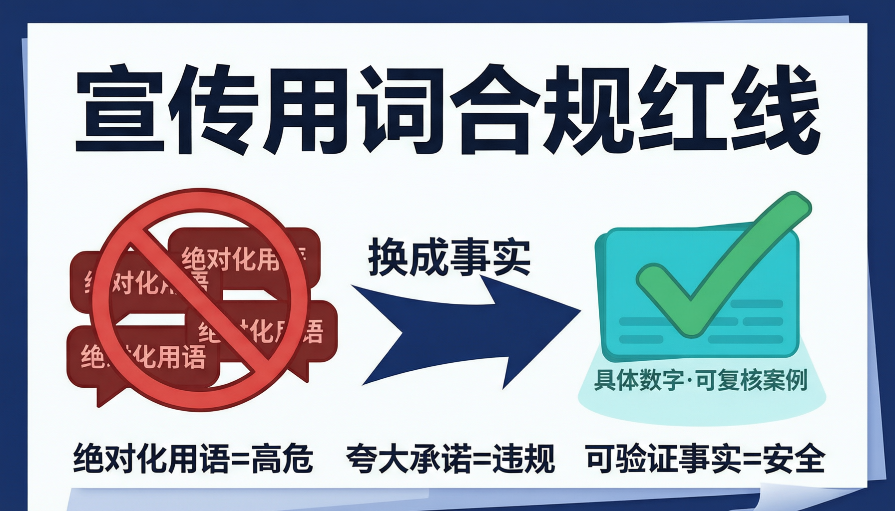 宣传用词合规红线:绝对化用语与可验证事实的分界