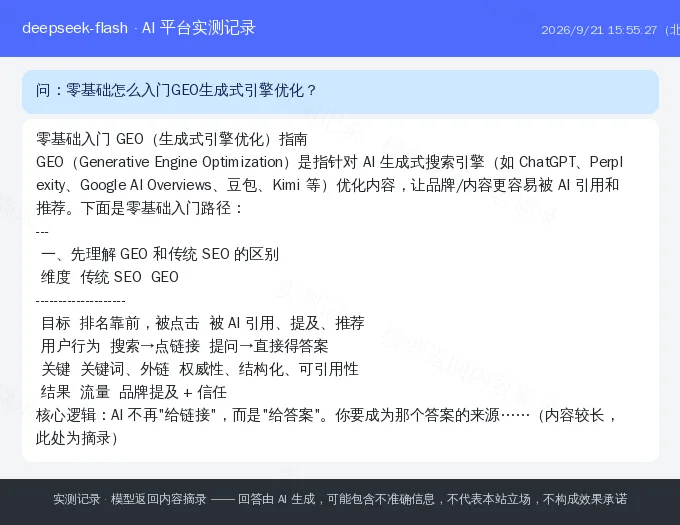 拾光老师方向行业提问 AI 平台实测记录
